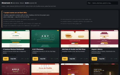 Screenshot of the NYC Simple Sites demo site